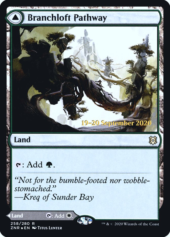 Branchloft Pathway // Boulderloft Pathway  [Zendikar Rising Prerelease Promos] | Rook's Games and More