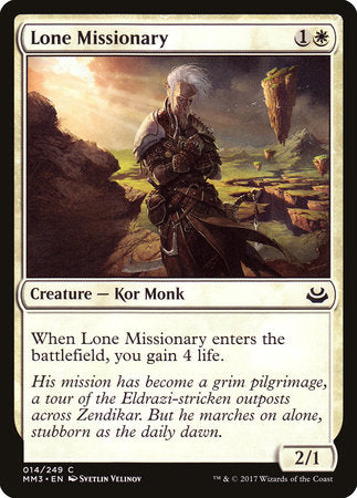 Lone Missionary [Modern Masters 2017] | Rook's Games and More