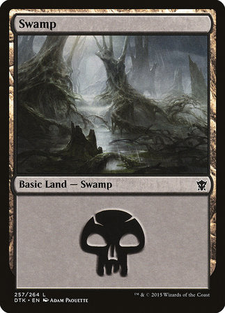 Swamp (257) [Dragons of Tarkir] | Rook's Games and More
