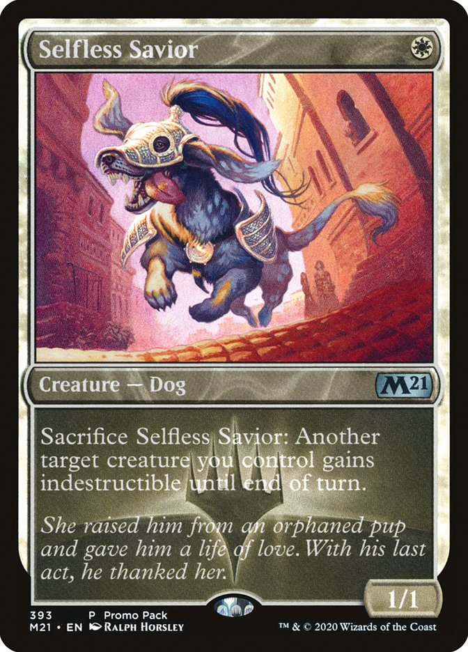 Selfless Savior (Promo Pack) [Core Set 2021 Promos] | Rook's Games and More