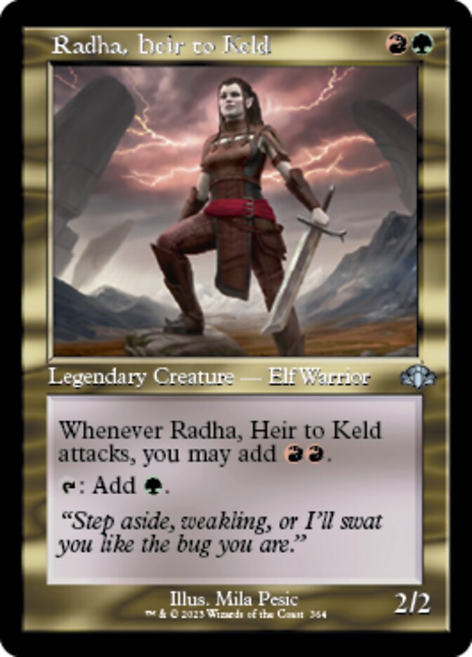 Radha, Heir to Keld (Retro) [Dominaria Remastered] | Rook's Games and More