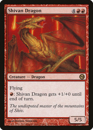 Shivan Dragon [Duels of the Planeswalkers] | Rook's Games and More