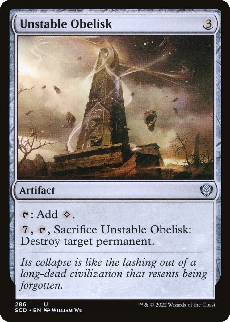 Unstable Obelisk [Starter Commander Decks] | Rook's Games and More