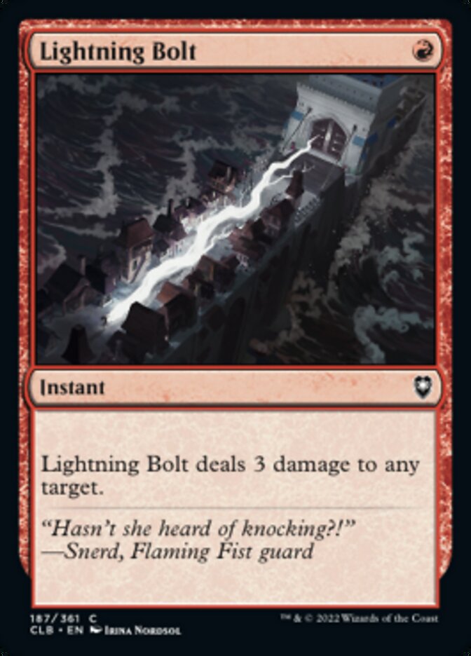 Lightning Bolt [Commander Legends: Battle for Baldur's Gate] | Rook's Games and More