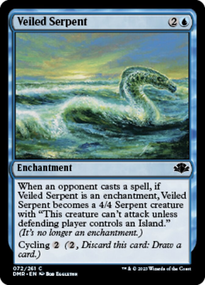 Veiled Serpent [Dominaria Remastered] | Rook's Games and More