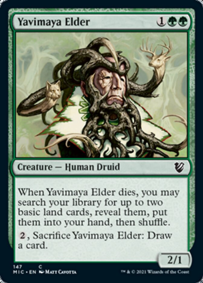 Yavimaya Elder [Innistrad: Midnight Hunt Commander] | Rook's Games and More