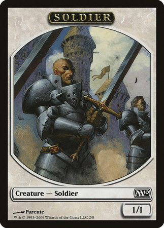 Soldier Token [Magic 2010 Tokens] | Rook's Games and More