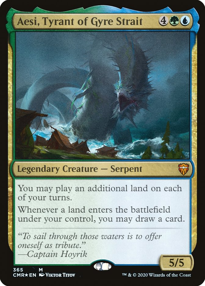 Aesi, Tyrant of Gyre Strait [Commander Legends Commander Deck] | Rook's Games and More