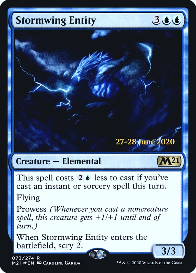 Stormwing Entity  [Core Set 2021 Prerelease Promos] | Rook's Games and More