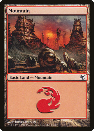 Mountain (242) [Scars of Mirrodin] | Rook's Games and More