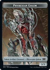 Egg // Phyrexian Golem Double-sided Token [Double Masters 2022 Tokens] | Rook's Games and More