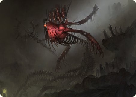 Drivnod, Carnage Dominus Art Card [Phyrexia: All Will Be One Art Series] | Rook's Games and More