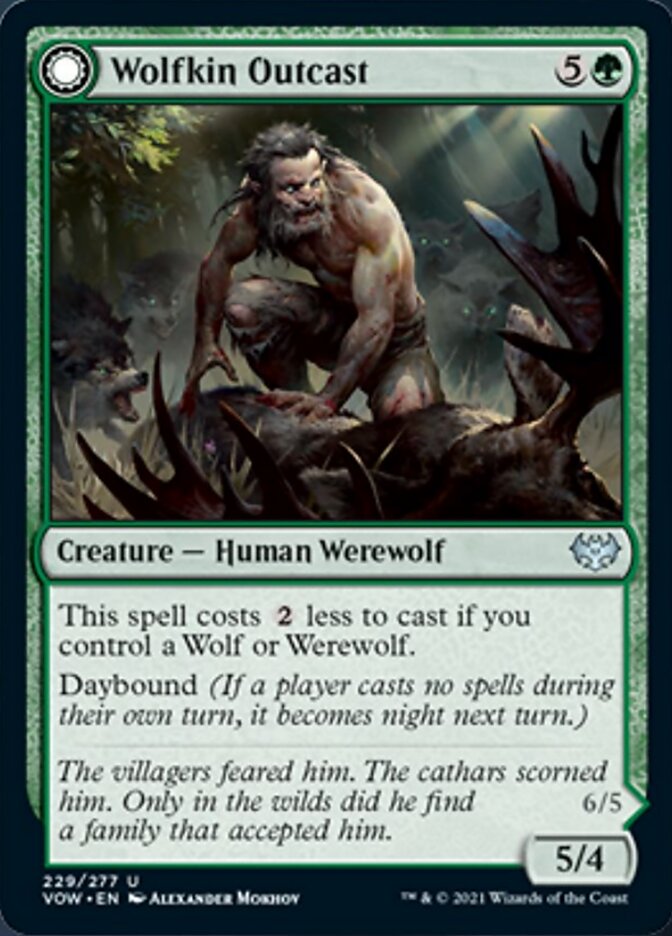 Wolfkin Outcast // Wedding Crasher [Innistrad: Crimson Vow] | Rook's Games and More