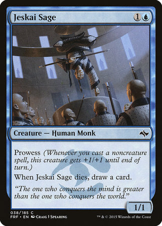 Jeskai Sage [Fate Reforged] | Rook's Games and More