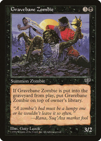 Gravebane Zombie [Mirage] | Rook's Games and More