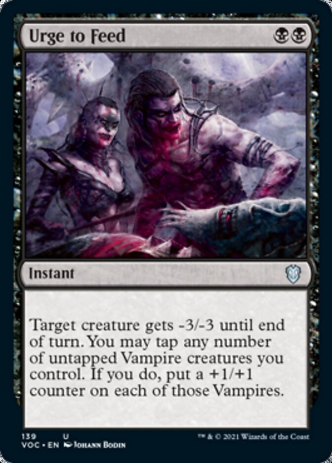 Urge to Feed [Innistrad: Crimson Vow Commander] | Rook's Games and More