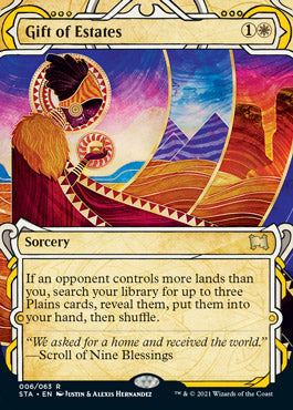 Gift of Estates (Etched Foil) [Strixhaven Mystical Archive] | Rook's Games and More