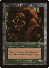 Bear Token (Onslaught) [Magic Player Rewards 2003]