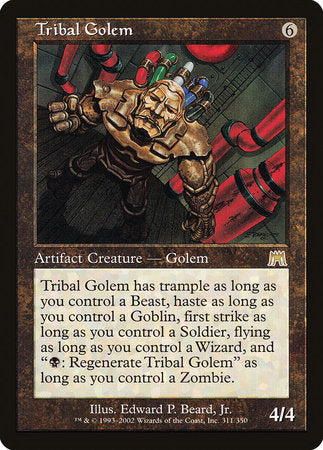 Tribal Golem [Onslaught] | Rook's Games and More