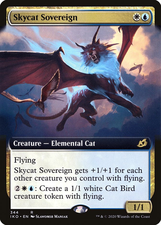 Skycat Sovereign (Extended Art) [Ikoria: Lair of Behemoths] | Rook's Games and More