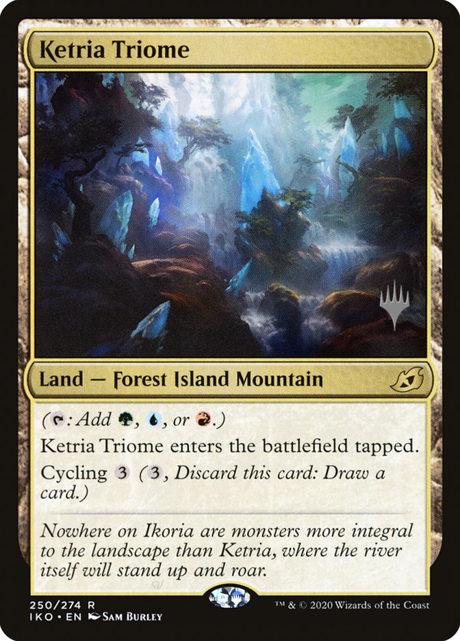 Ketria Triome (Promo Pack) [Ikoria: Lair of Behemoths Promos] | Rook's Games and More