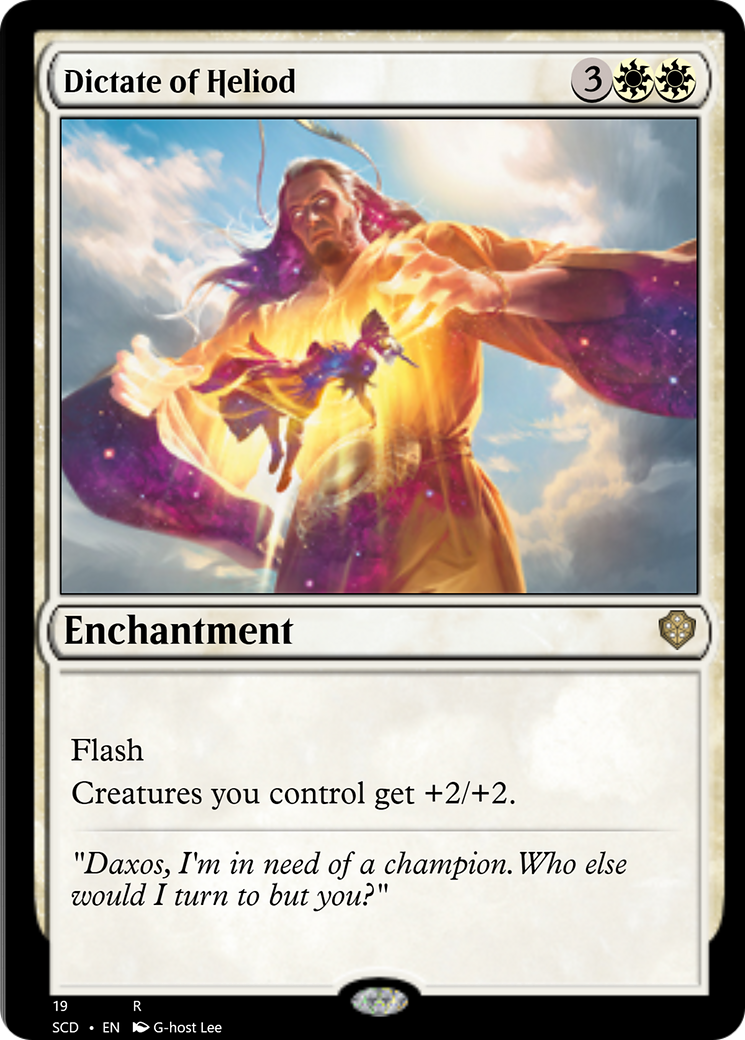Dictate of Heliod [Starter Commander Decks] | Rook's Games and More