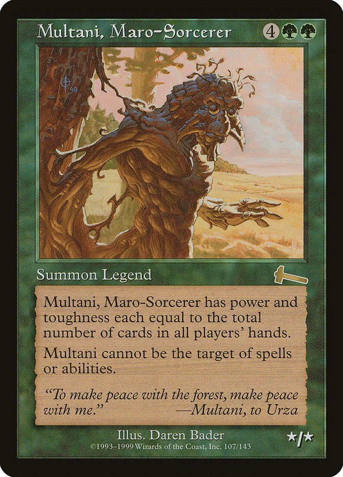 Multani, Maro-Sorcerer [Urza's Legacy] | Rook's Games and More
