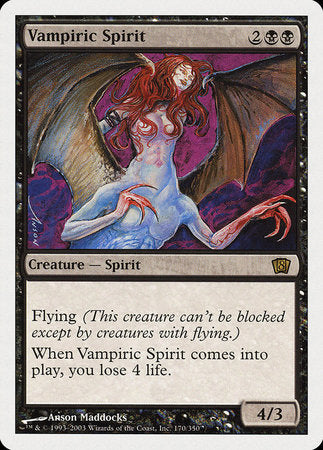 Vampiric Spirit [Eighth Edition] | Rook's Games and More