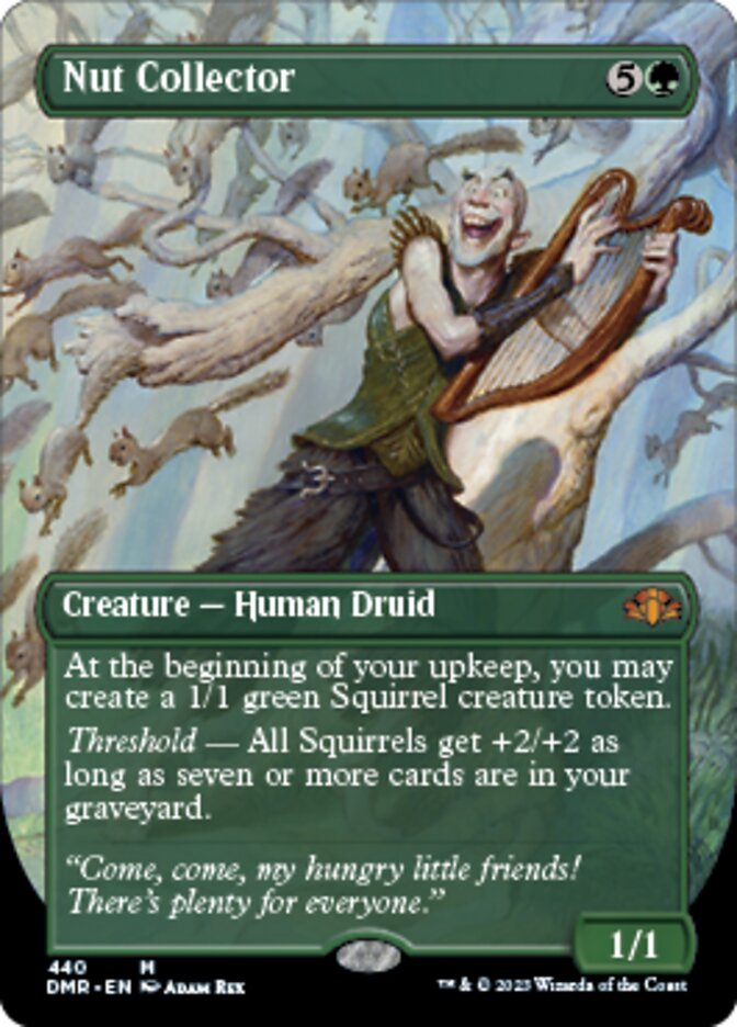 Nut Collector (Borderless Alternate Art) [Dominaria Remastered] | Rook's Games and More