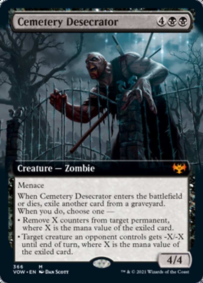 Cemetery Desecrator (Extended) [Innistrad: Crimson Vow] | Rook's Games and More