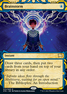 Brainstorm (Etched Foil) [Strixhaven Mystical Archive] | Rook's Games and More