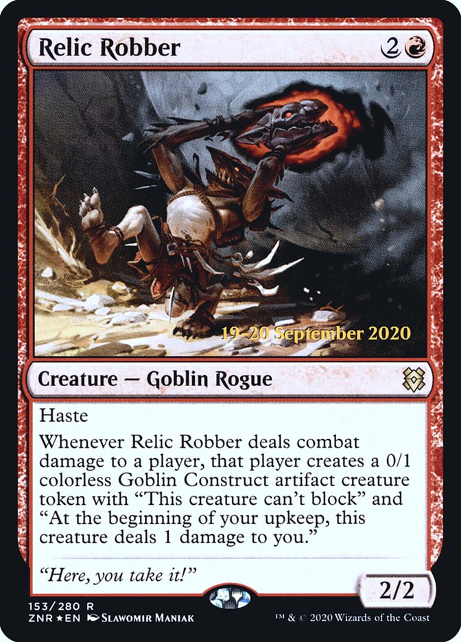 Relic Robber  [Zendikar Rising Prerelease Promos] | Rook's Games and More