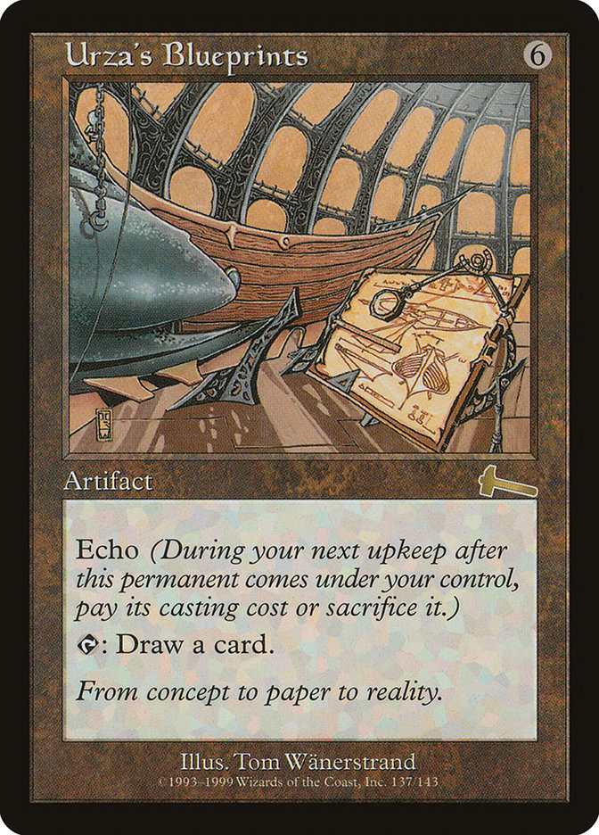 Urza's Blueprints [Urza's Legacy] | Rook's Games and More