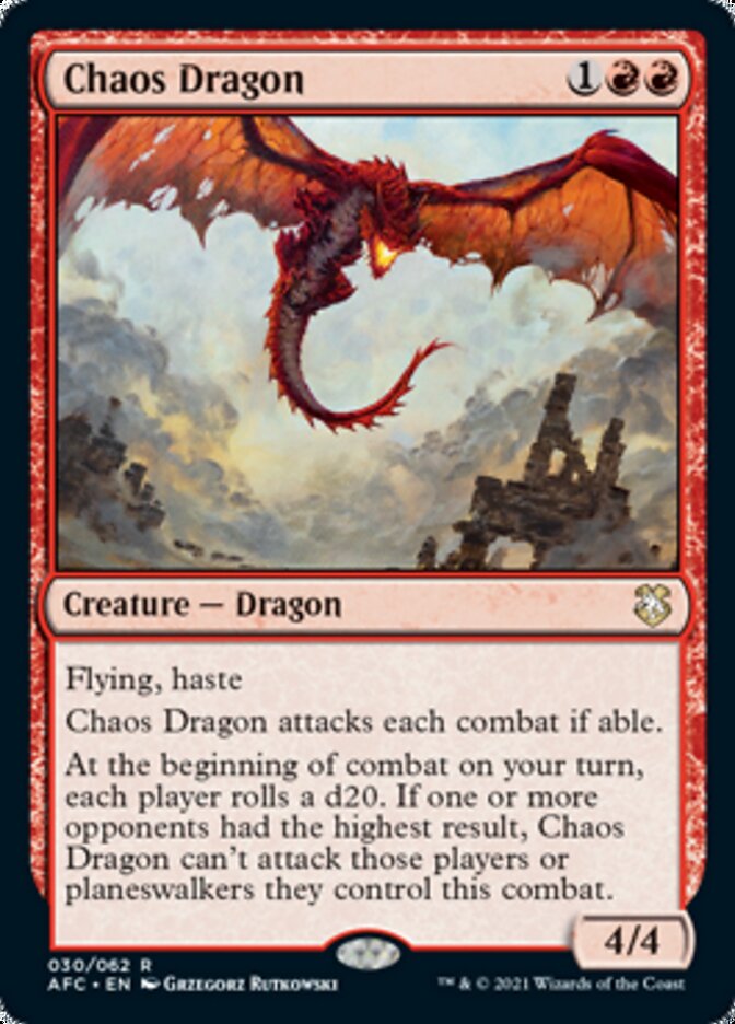 Chaos Dragon [Dungeons & Dragons: Adventures in the Forgotten Realms Commander] | Rook's Games and More