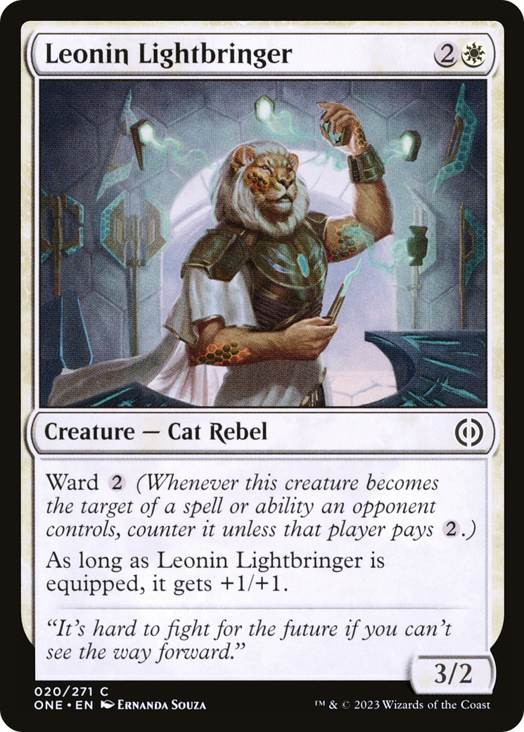 Leonin Lightbringer [Phyrexia: All Will Be One] | Rook's Games and More