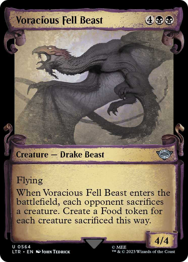 Voracious Fell Beast [The Lord of the Rings: Tales of Middle-Earth Showcase Scrolls] | Rook's Games and More