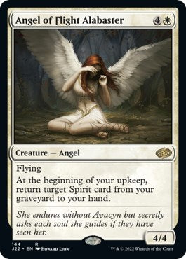 Angel of Flight Alabaster [Jumpstart 2022] | Rook's Games and More