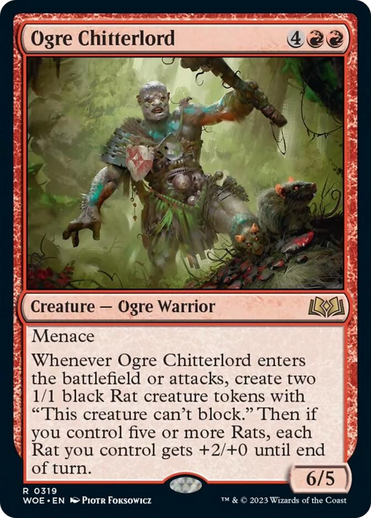 Ogre Chitterlord [Wilds of Eldraine] | Rook's Games and More