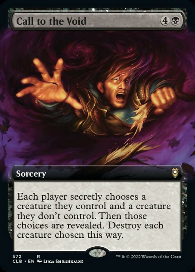 Call to the Void (Extended Art) [Commander Legends: Battle for Baldur's Gate] | Rook's Games and More