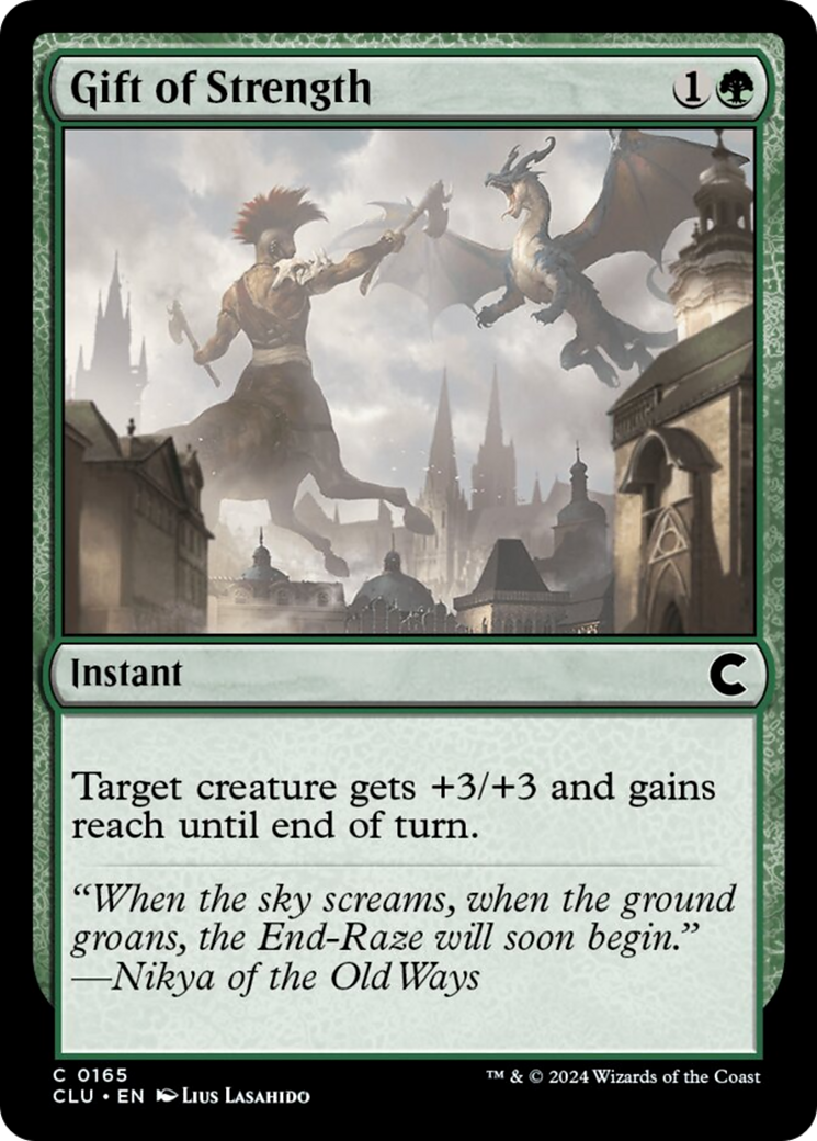 Gift of Strength [Ravnica: Clue Edition] | Rook's Games and More