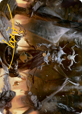 Ormendahl, the Corrupter Art Card (Gold-Stamped Signature) [Innistrad: Midnight Hunt Art Series] | Rook's Games and More
