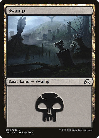 Swamp (290) [Shadows over Innistrad] | Rook's Games and More