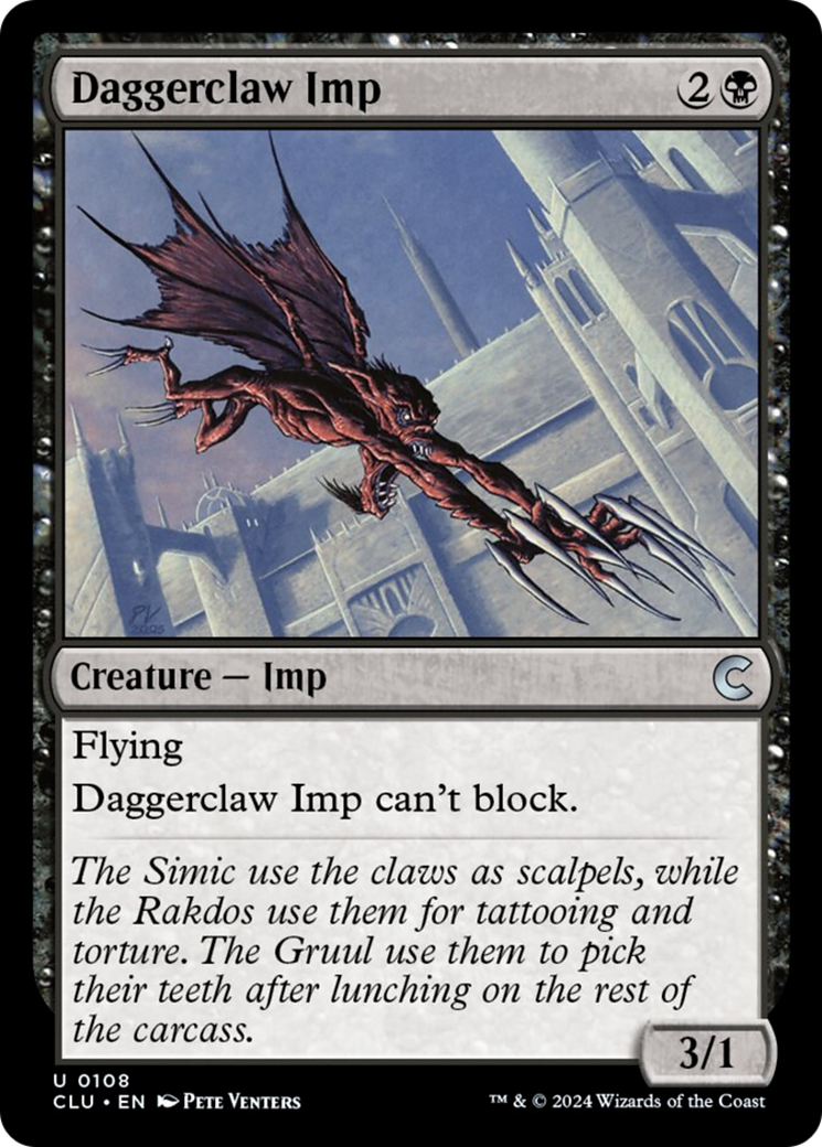 Daggerclaw Imp [Ravnica: Clue Edition] | Rook's Games and More