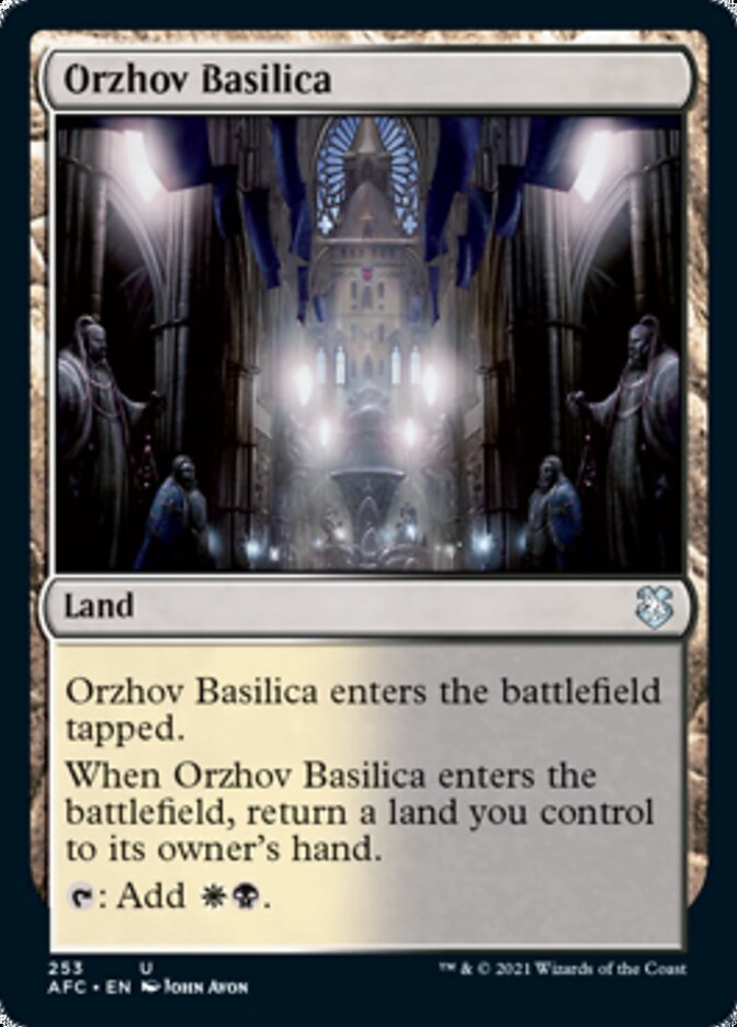 Orzhov Basilica [Dungeons & Dragons: Adventures in the Forgotten Realms Commander] | Rook's Games and More