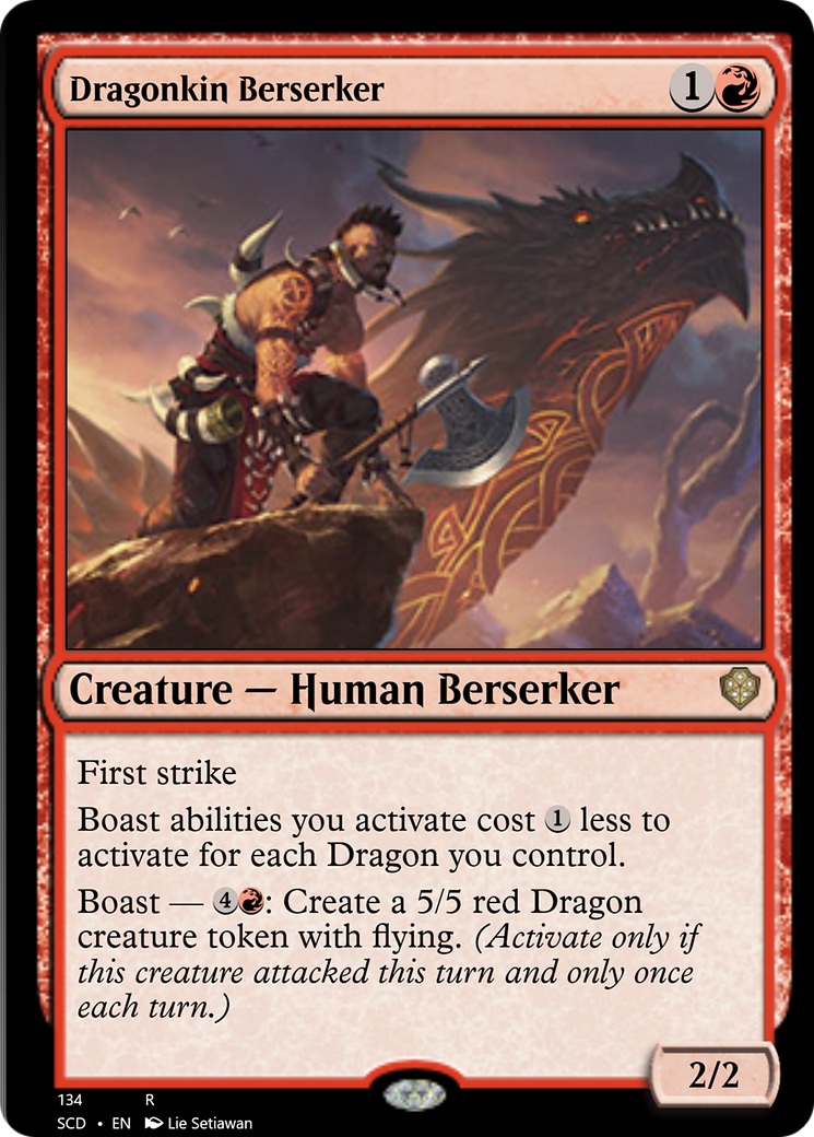 Dragonkin Berserker [Starter Commander Decks] | Rook's Games and More