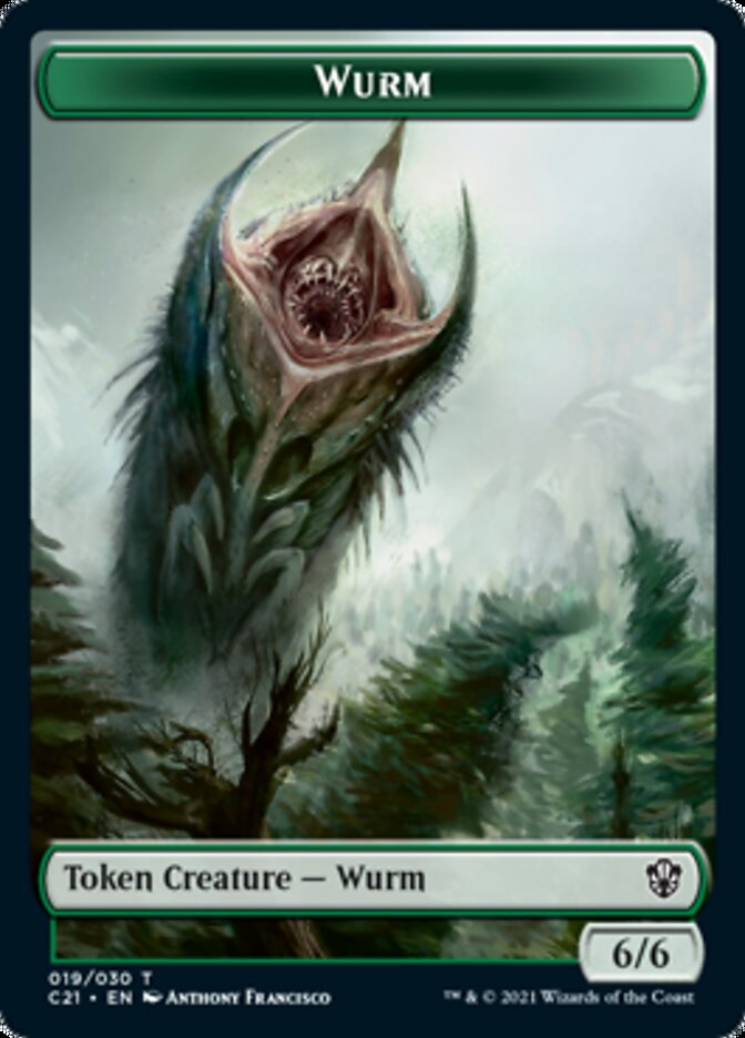 Wurm // Kraken Token [Commander 2021 Tokens] | Rook's Games and More