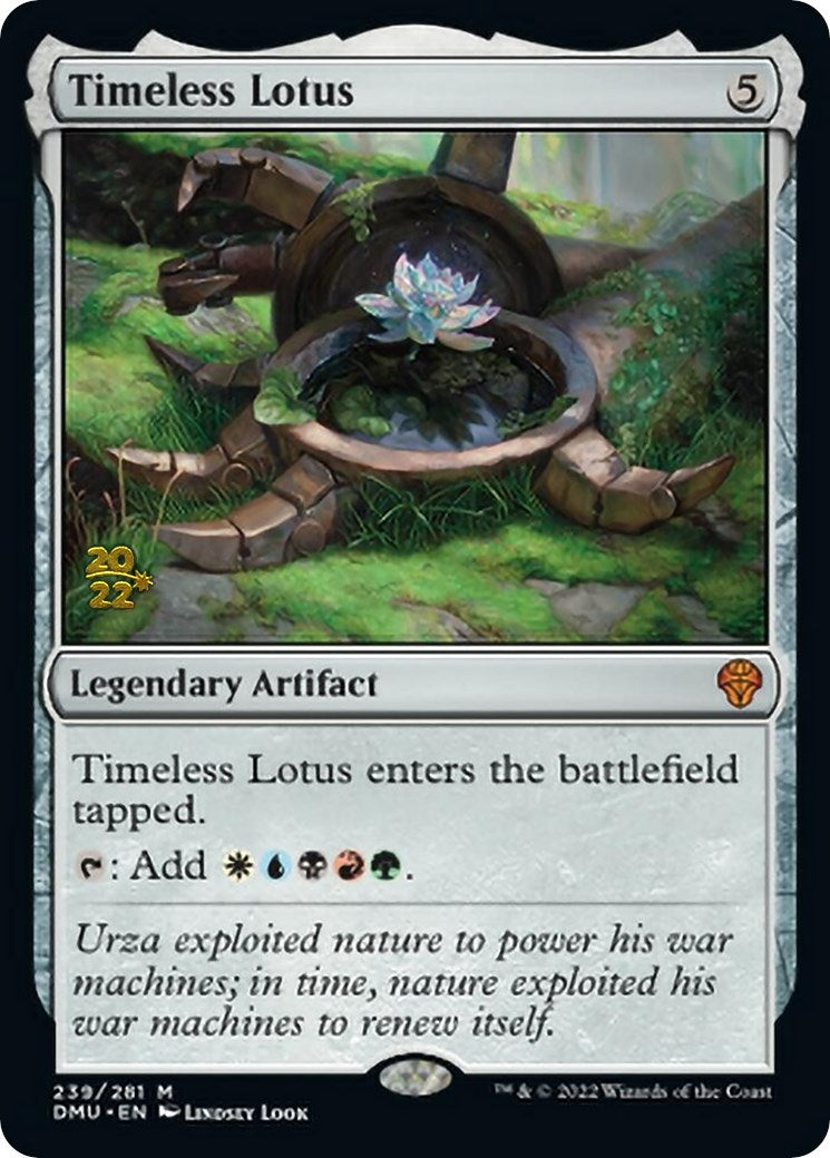 Timeless Lotus [Dominaria United Prerelease Promos] | Rook's Games and More