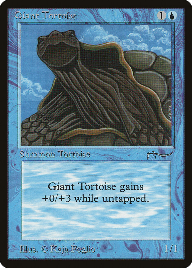 Giant Tortoise (Light Mana Cost) [Arabian Nights] | Rook's Games and More