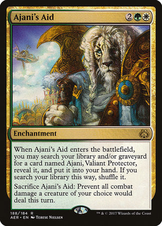 Ajani's Aid [Aether Revolt] | Rook's Games and More
