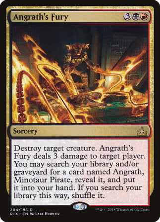 Angrath's Fury [Rivals of Ixalan] | Rook's Games and More